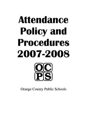 A student must be in school for a minimum of 3. . Ocps attendance policy